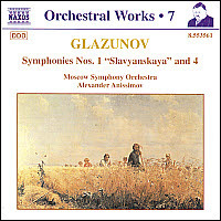 [중고] Alexander Anissimov / Glazunov : Symphony No.1 Op.5 &#039;Slavyanskaya&#039;, Symphony No.4 Op.48 (수입/8553561)