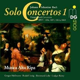 [중고] Musica Alta Ripa / Bach : Complete Solo Concertos, Vol. 1 (수입/mdg30906812)