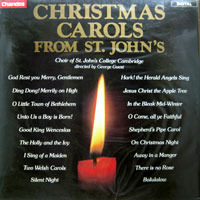 [중고] [LP] George Guest / Christmas Carols From St. John&#039;s (sscr009)
