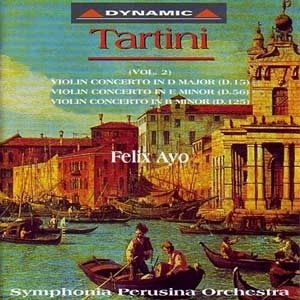 [중고] Felix Ayo / Tartini : Violin Concertos, Vol. 2 (수입/cds131)