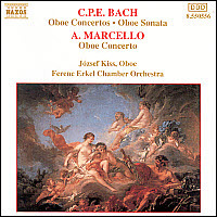 [중고] Jozsef Kiss / C.P.E. Bach : Oboe Concerto, Oboe Sonata, Marcello : Oboe Concerto (수입/8550556)