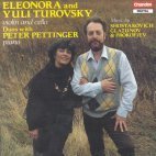 [중고] Eleonora Turovsky, Peter Pettinger / Shostakovich, Glazunov &amp; Prokofiev / 19 Preludes From Opus 34 Etc (수입/chan8555)