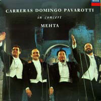 [중고] [LP] Jose Carreras, Placido Domingo, Luciano Pavarotti, Zubin Mehta / In Concert (rd2192)