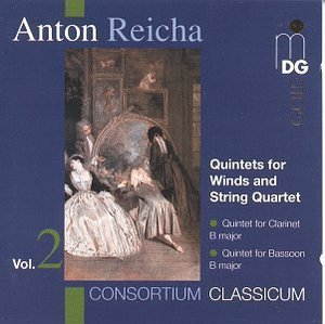 [중고] Consortium Classicum / Reicha : Quintets For Winds And String Quartet Vol . 2 (수입/mdg30105022)
