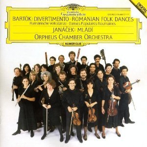 [중고] Orpheus Chamber Orchestra / Bartok: Divertimento, Romanian Folk Dances Sz68, Janacek: Mladi (수입/4156682)