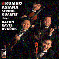 [중고] Kumho Asiana String / Haydn: String Quartet No.62 &#039;Emperor&#039;, Dvorak: String Quartet No.12 Op.96 &#039;American&#039;, Ravel: String Quartet (수입/de1036)