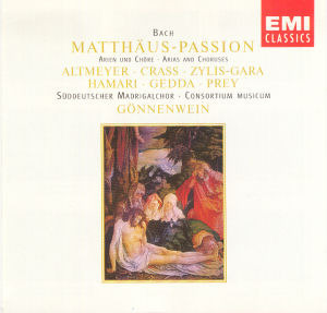 [중고] Wolfgang Gonnenwein / Bach : Matthaus Passion BWV244 - Highlights (ekcd02092)