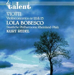 [중고] Lola Bobesco, Kurt Redel / Viotti : Violin Concertos No.22, No.23 (수입/dom291013)