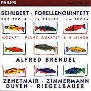 [중고] Alfred Brendel, Thomas Zehetmair, Tabea Zimmermann, Richard Duven, Peter Riegelbauer / Schubert : Piano Quintet D.667, Mozart : Piano Quartet K.478 (수입/4460012)