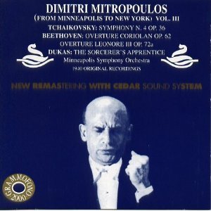 [중고] Dimitri Mitropoulos / Dimitri Mitropoulos, From Minneapolis To New York, Vol. III (수입/ab78608)