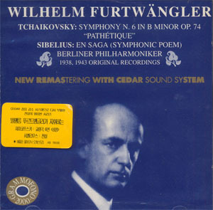 [중고] Wilhelm Furtwangler / Tchaikovsky : Symphony No.6 Op.74 &#039;Pathetique&#039;, Sibelius : En Saga (수입/ab78558)