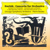 Pierre Boulez / Bartok : Concerto For Orchestra, 4 Orchetral Pieces (미개봉/dg2151)