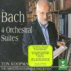 [중고] Ton Koopman / Bach : 4 Orchestral Suites (0630178682)