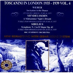 [중고] Arturo Toscanini / Toscanini In London1935-1939 Vol.4 (수입/ab78614)