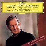 [중고] John Eliot Gardiner / Mendelssohn : Symphonies No.4 &#039;Italian&#039;, No.5 &#039;Reformation&#039; (수입/4591562)