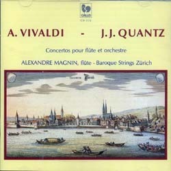 [중고] Alexandre Magnin, Frank Gassmann / Vivaldi, Quantz : Flute Concertos (수입/gallocd372)