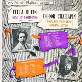 [중고] [LP] Titta Ruffo, Feodor Chaliapin / King Of Baritones, chaliapin world&#039;s greatest singing actor (수입/t309)
