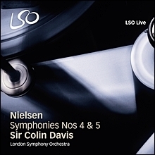 [중고] Nielsen / 닐센 교향곡 4번 &#039;불멸&#039;&amp; 5번 - 콜린 데이비스 (SACD Hybrid/수입)