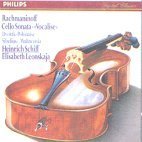[중고] Heinrich Schiff, Elisabeth Leonskaja / Rachmaninov, Sibelius : Cello Sonata, Polonaise (dp1722)