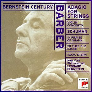 [중고] Leonard Bernstein / Barber : Adagio For Strings, Violin Concerto, William Schumann : In Praise of Shahn (수입/smk63088)