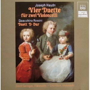 [중고] David Geringas, Emil Klein / Haydn: Vier Duette f&amp;uuml;r zwei Violoncelli, Rossini: Duett D-Dur (수입/mdgl3423)
