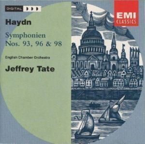 Jeffrey Tate / Haydn Symphonies 93, 96, 98 (수입/미개봉/cdd7642852)