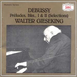 [중고] Walter Gieseking / Debussy : Preludes From Bks. I &amp; II (skcdl0259)