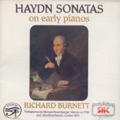 [중고] Richard Burnett / Haydn :Sonatas On Early Pianos (skcdl0086)
