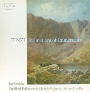 [중고] [LP] Ian Partridge, Vernon Handley / Finzi : Intimations of Immortality (수입/SRCS75)