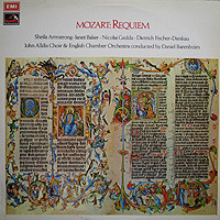 [중고] [LP] Daniel Barenboim / Mozart : Requiem (수입/asd2788)