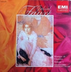 [중고] Jean-philippe Collard / Faure : Musique De Chambre Vol.1 (일본수입/toce3311)