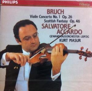 Kurt Masur, Salvatore Accardo / Bruch : Violin Concerto No.1, Scottish Fantasy (미개봉/dp1355)