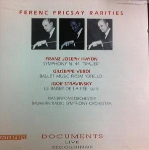 [중고] Ferenc Fricsay / Haydn, Verdi, Stravinsky (수입/lv954)