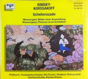 [중고] Vladimir Petroschoff / Rimsky-Korsakov : Scheherazade, Mussorgsky : Pictures At An Exhibition (수입/cls4018)