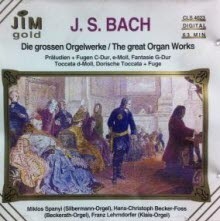 [중고] Miklos Spanyi, Hans-christoph Becker-foss, Franz Lehrndorfer / Bach : Grobe Orgelwerke, Great Organ Works (수입/cls4023)