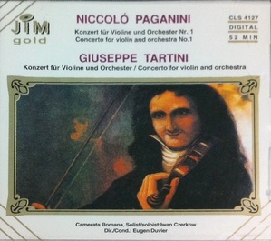 [중고] Eugen Duvier / Paganini : Concerto For Violin And Orchestra No.1, Tartini : Concerto For Violin And Orchestra (수입/cls4127)