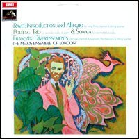 [중고] [LP] The Melos Ensemble Of London / Ravel : Introduction And Allegro, Poulenc : Trio, Francaix : Divertissements (수입/asd2506)