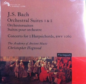 [중고] Christopher Hogwood / Bach : Orchestral Suites 1&amp;2 (수입/4431812)