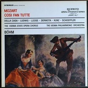 [중고] [LP] Karl Bohm / Mozart : Cosi Fan Tutte (수입/하드박스/3LP/srs63508)