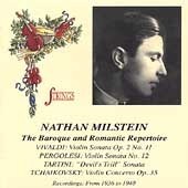 Nathan Milstein / Baroque and Romantic Repertoire (수입/미개봉/qt99331)