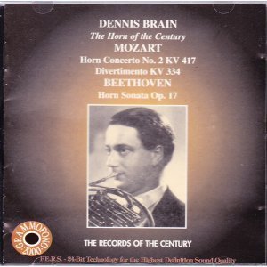 [중고] Dennis Brain / Horn of the Century - Mozart : Horn Concerto No. 2, Divertimento No. 17, Beethoven : Sonata for horn &amp; piano (ab78881)