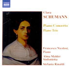 [중고] Stefania Rinaldi, Francesco Nicolosi  / Clara Schumann: Piano Concerto, Piano Trio (수입/8557552)