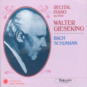Walter Gieseking / Recital Piano (수입/미개봉/ucd16590)