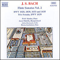 Petri Alanko / Bach : Flute Sonatas, Vol.2 (수입/미개봉/8553755)