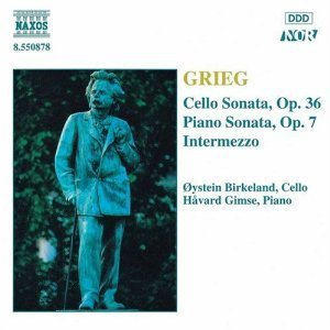 Havard Gimse, Oystein Birkeland  / Grieg: Cello Sonata Op.36, Piano Sonata Op.7, Intermezzo (수입/미개봉/8550878)