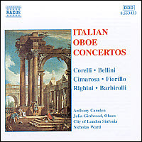 Anthony Camden, Nicholas Ward / Italian Oboe Concertos (수입/미개봉/8553433)
