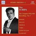 [중고] Tito Schipa / Complete Recordings vol.1 1922-1924 (수입/8110332)