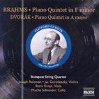 [중고] Clifford Curzon, Budapest String Quartet / Brahms, Dvorak : Piano Quintets (수입/8110307)