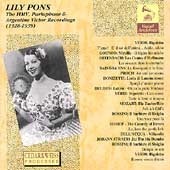 Lily Pons / The HMV, Parlophone, Argentine Victor Recordings (수입/미개봉/va1114)