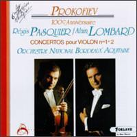 Regis Pasquier, Alain Lombard / Prokofiev: Concertos For Violin And Orchestra (수입/미개봉/ucd16616)